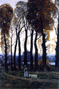 Clarence Gagnon Girl with Goat 1905 Fine Art Print