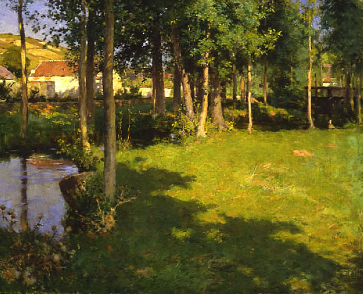 Willard Metcalf Giverny 1887 Fine Art Print