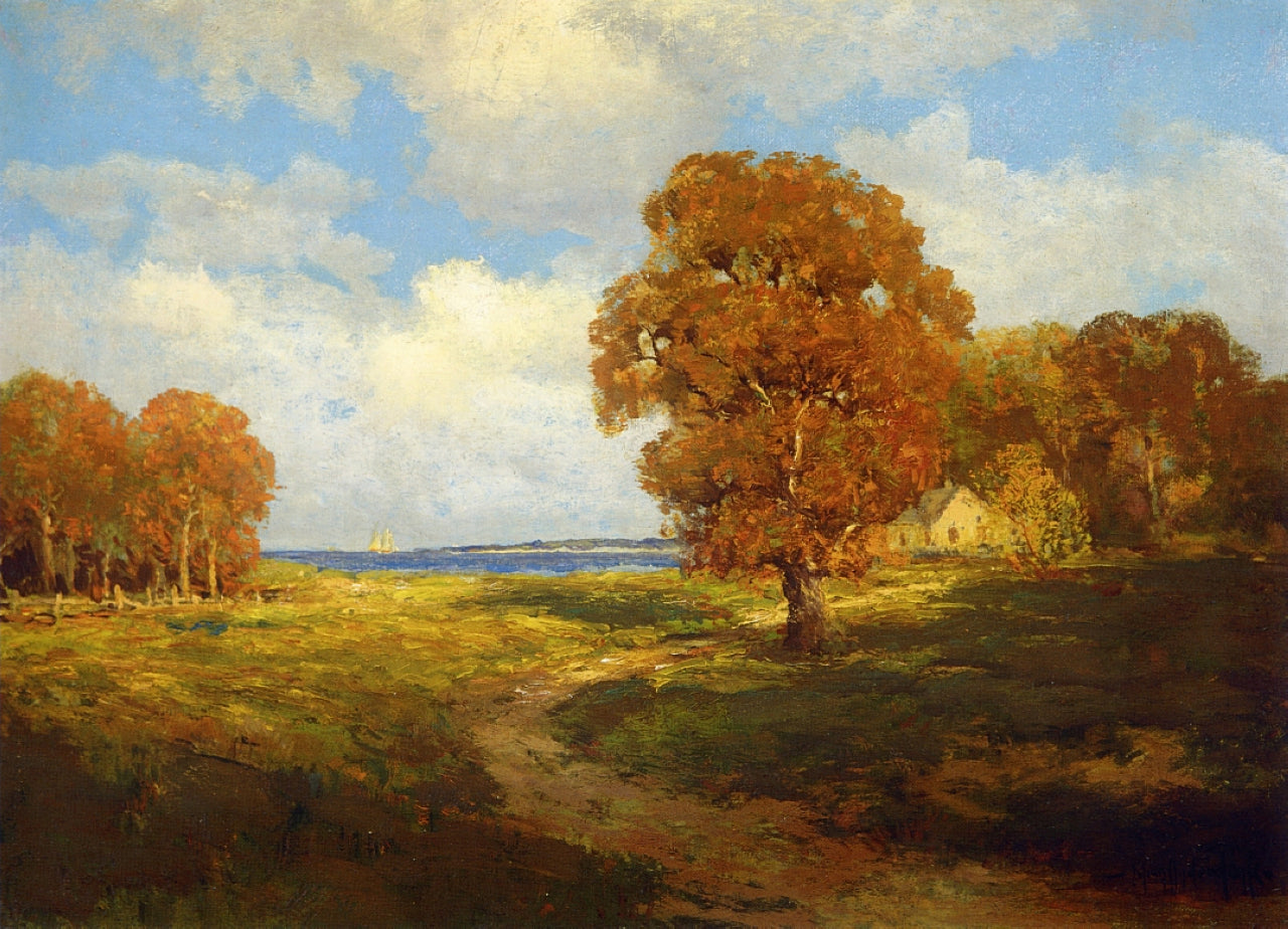 Robert Julian Onderdonk Glimpse of the Sea, Long Island 1906 Fine Art Print