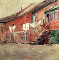 John Henry Twachtman Gloucester, Fishermen's Houses 1901 Fine Art Print