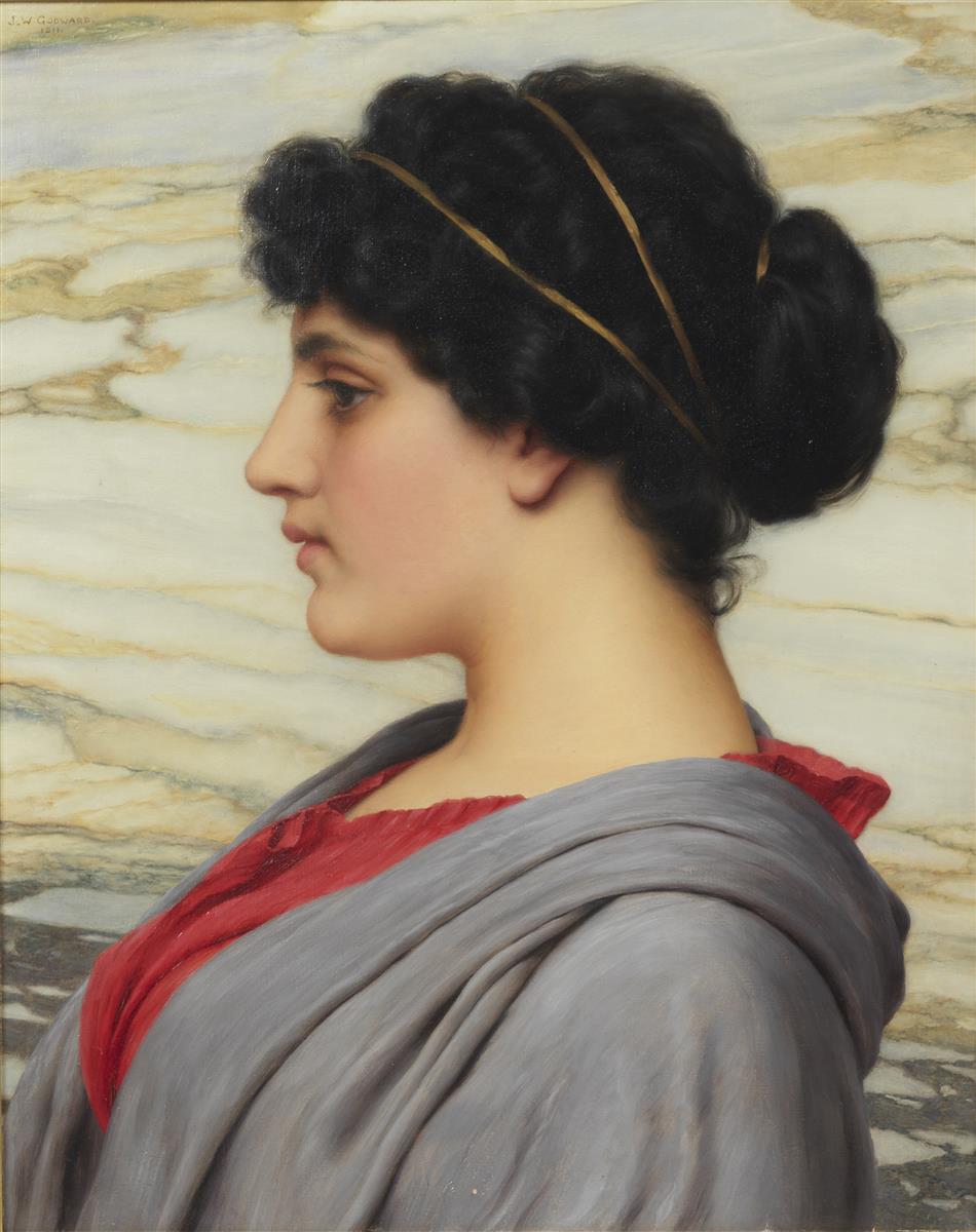 John William Godward Perilla 1911 Fine Art Print