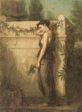 John William Waterhouse Gone, But Not Forgotten 1873 Fine Art Print