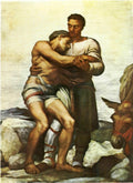 George Frederick Watts Good Samaritan 1850 Fine Art Print
