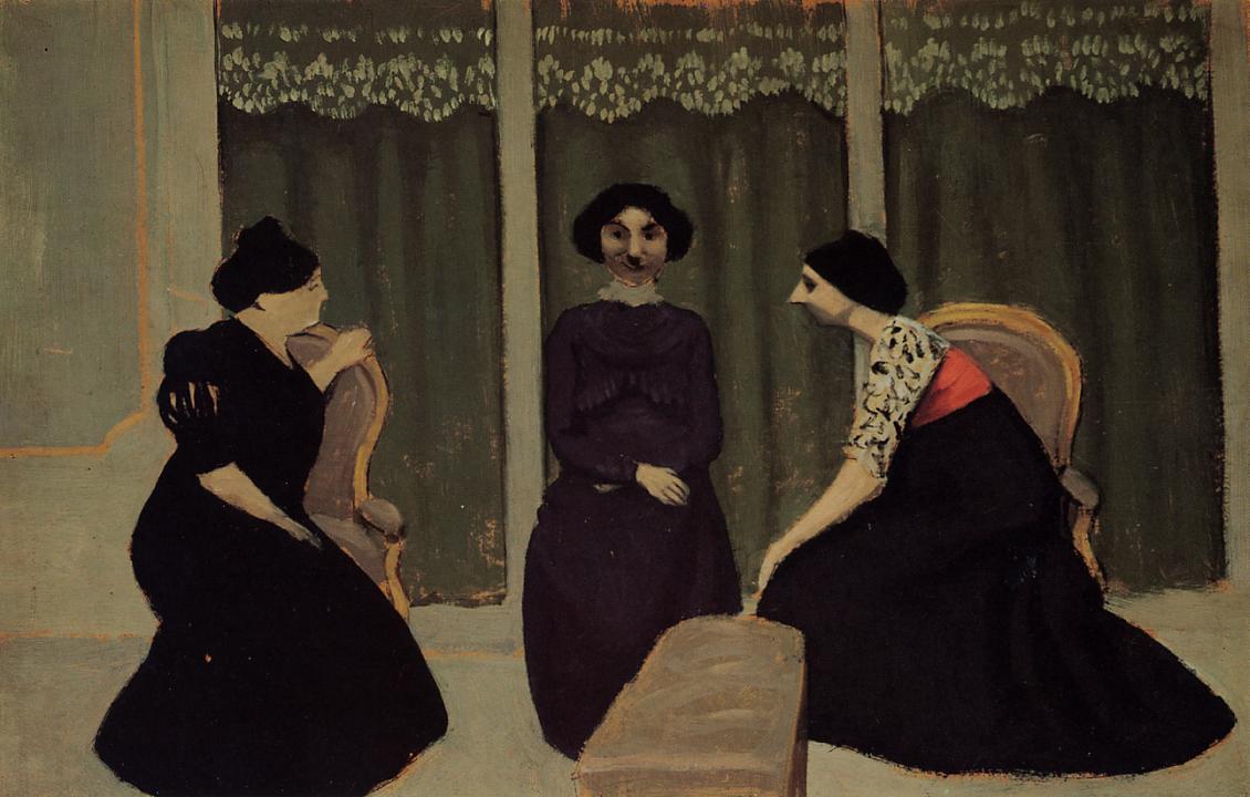 Felix Vallotton Gossip 1902 Fine Art Print