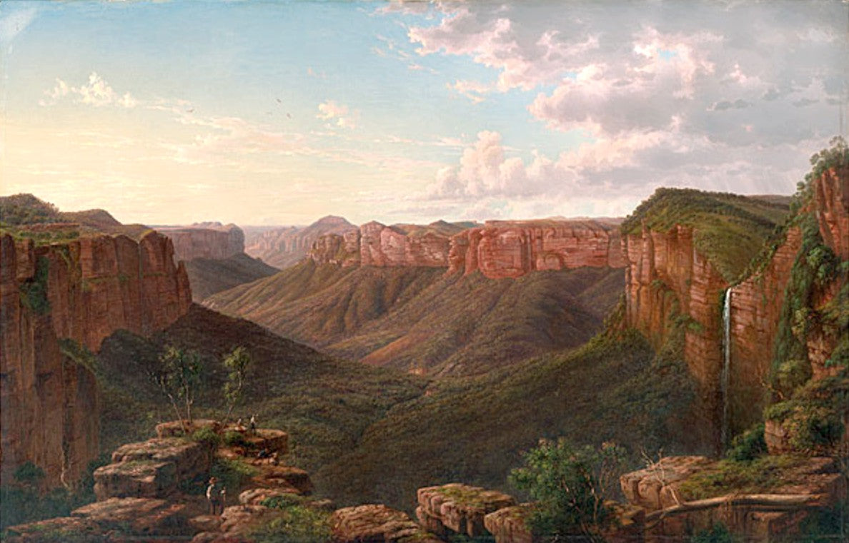 Eugene von Guerard Govett's Leap and Grose River Valley, Blue Mountains, New South Wales 1873 Fine Art Print