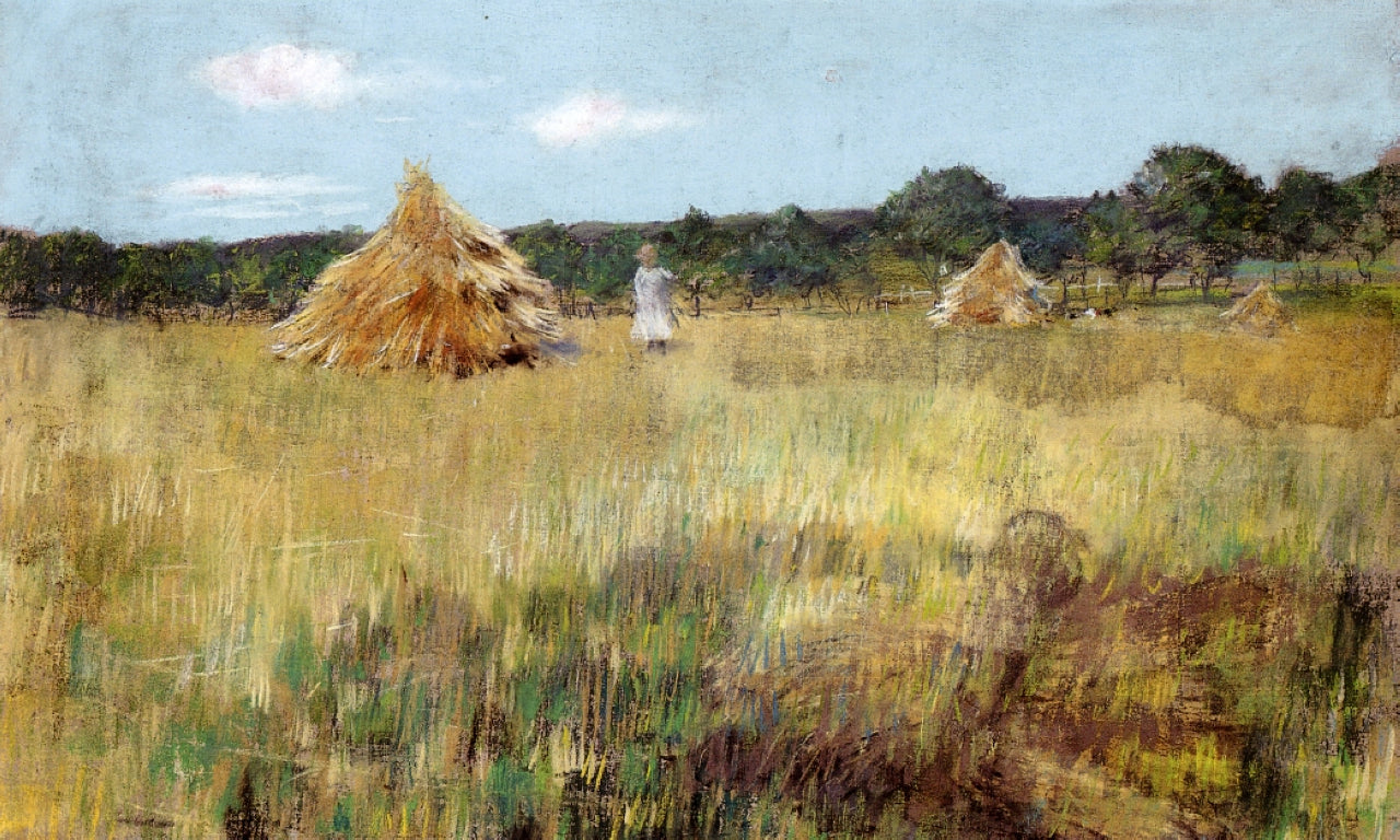 William Merritt Chase Grain Field, Shinnecock Hills 1891 Fine Art Print