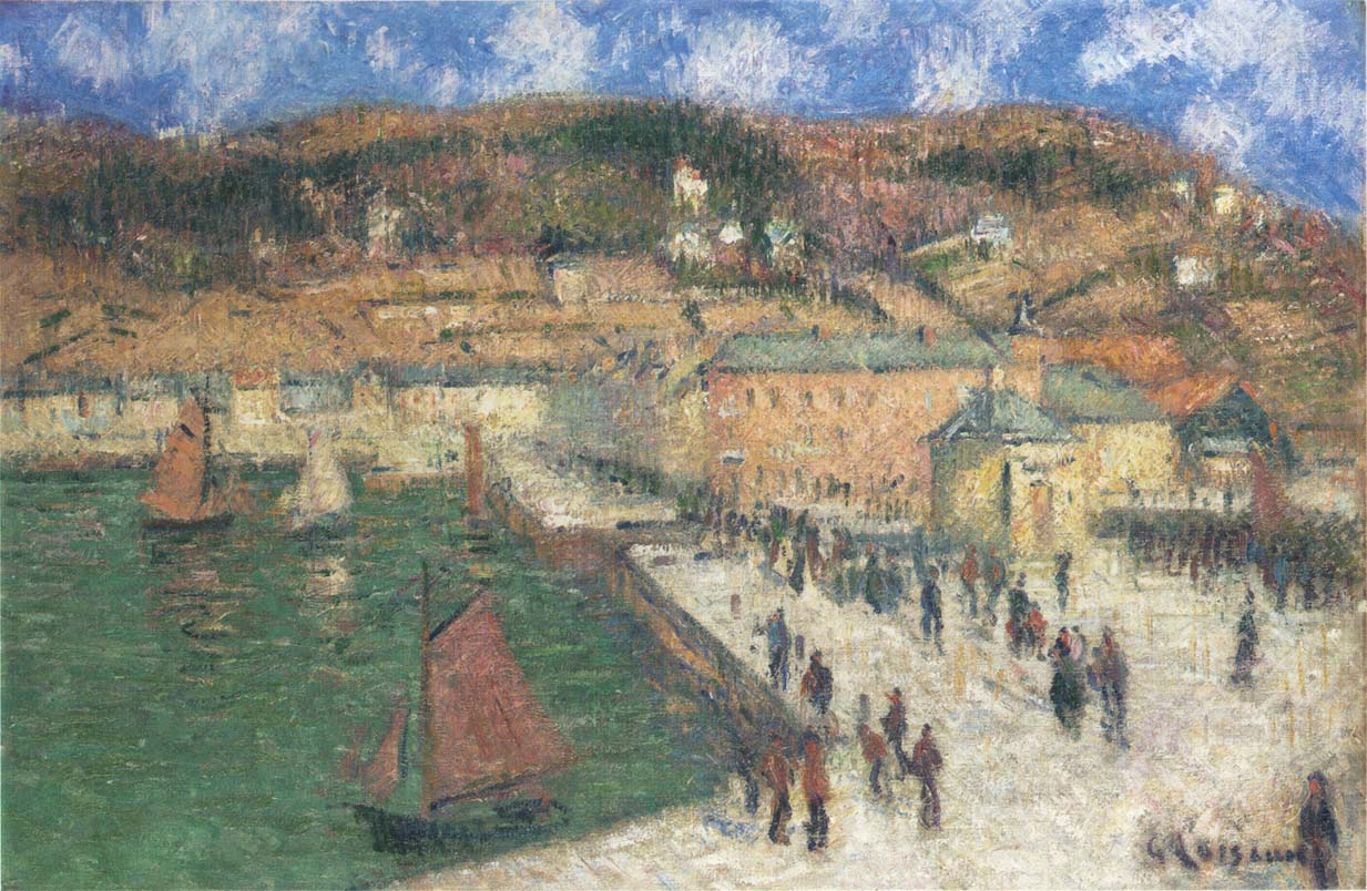 Gustave Loiseau Grand Quay, Fecamp 1925 Fine Art Print