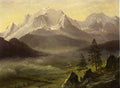 Albert Bierstadt Grand Tetons 1895 Fine Art Print