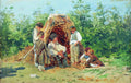 Konstantin Makovsky Grandfather Stories 1881 Fine Art Print