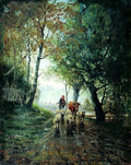 Efim Volkov Grazing 1881 Fine Art Print