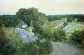 Julian Alden Weir Green Hills and Farmland 1890 Fine Art Print