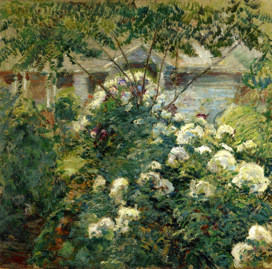 John Henry Twachtman Greenwich Garden 1899 Fine Art Print