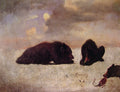 Albert Bierstadt Grizzly Bears 1859 Fine Art Print