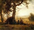 Albert Bierstadt Guerrilla Warfare. Picket Duty in Virginia 1862 Fine Art Print