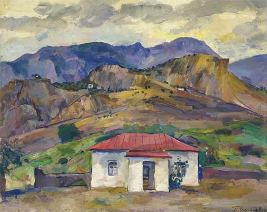 Pyotr Konchalovsky Gurzuf. Mountain Landscape. 1929 Fine Art Print