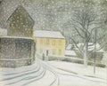 Eric Ravilious Halstead Road in Snow 1935 Fine Art Print