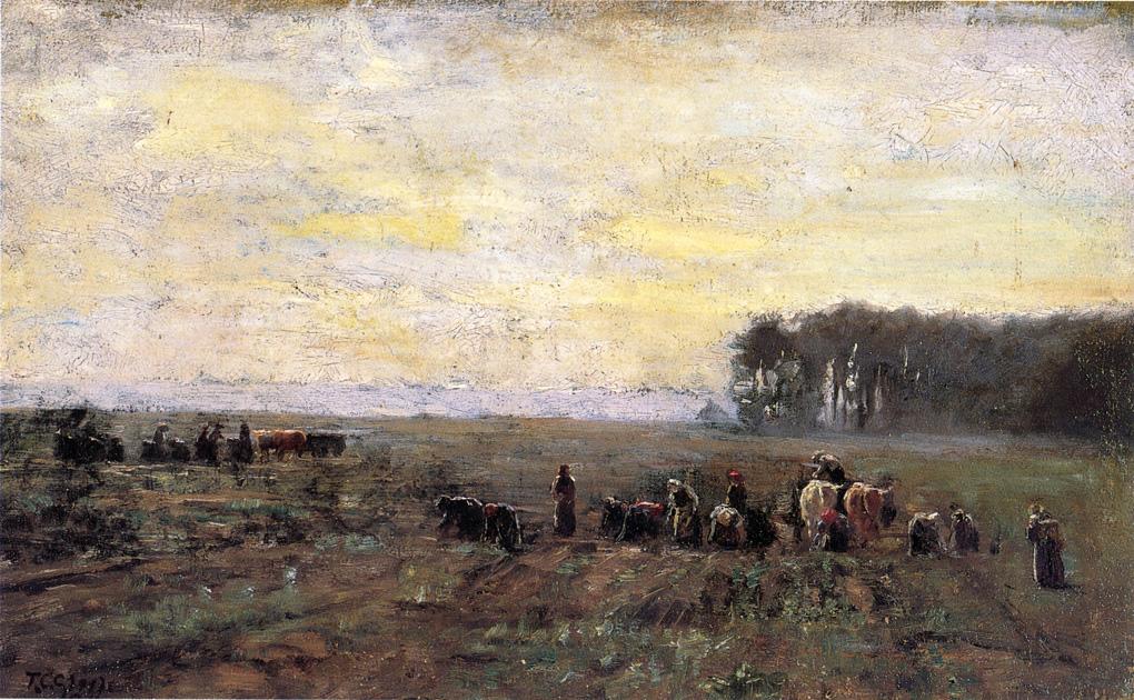 T. C. Steele Haying Scene 1884 Fine Art Print