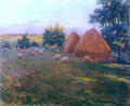 Willard Metcalf Haystacks 1888 Fine Art Print