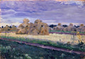 Mikhail Nesterov Haystacks 1890 Fine Art Print