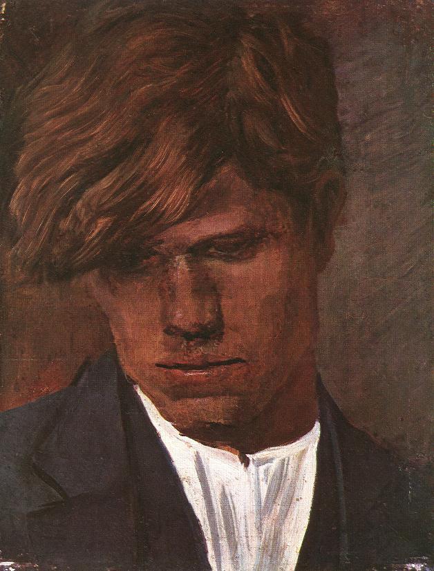 Laszlo Mednyanszky Head of a Boy 1890 Fine Art Print