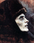 Vasily Surikov Head of Boyarynya Morozova (Study) 1886 Fine Art Print