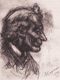 Vasily Surikov Head of Suvorov 1898 Fine Art Print