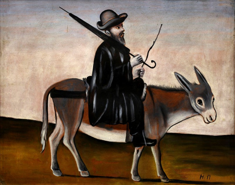 Niko Pirosmani Healer on a Donkey 1900 Fine Art Print