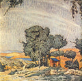 Leon Bakst Helene de Sparte Set Design 1912 Fine Art Print