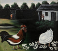 Niko Pirosmani Hen with Her Chicks 1917 Fine Art Print