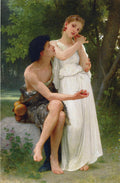 William-Adolphe Bouguereau Her First Jewels 1891 Fine Art Print