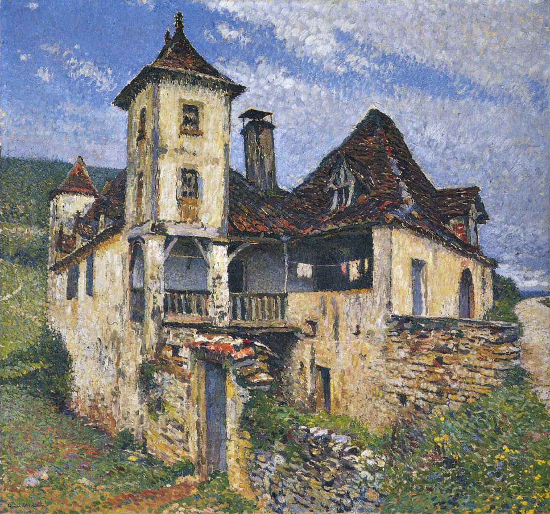 Henri Martin Herm's House 1921 Fine Art Print