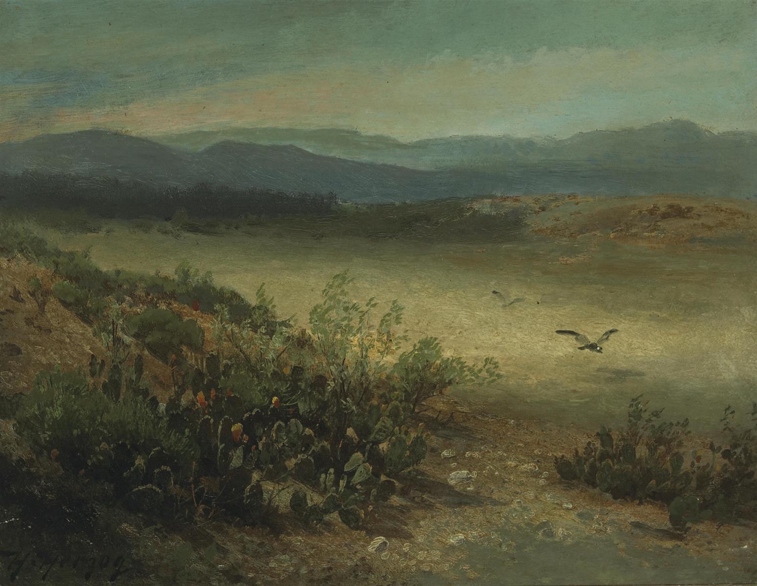 Hermann Ottomar Herzog Between the Sierras and the Coast Range, California 1875 Fine Art Print