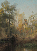 Hermann Ottomar Herzog Near Staffords Island, Gulf Coast 1920 Fine Art Print
