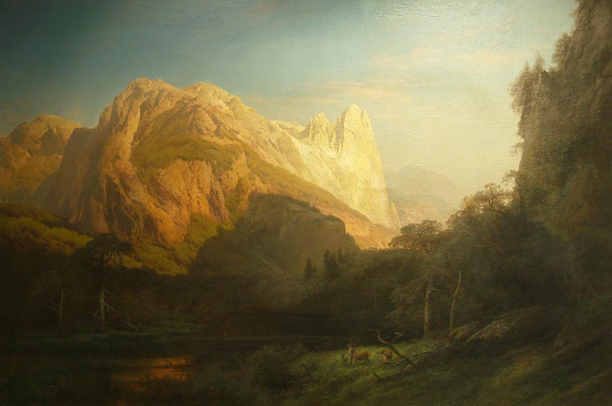Hermann Ottomar Herzog El Capitan, Yosemite (Sentinel Rock) 1876 Fine Art Print