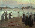Mikhail Nesterov Hermit Fathers and Immaculate Women 1932 Fine Art Print