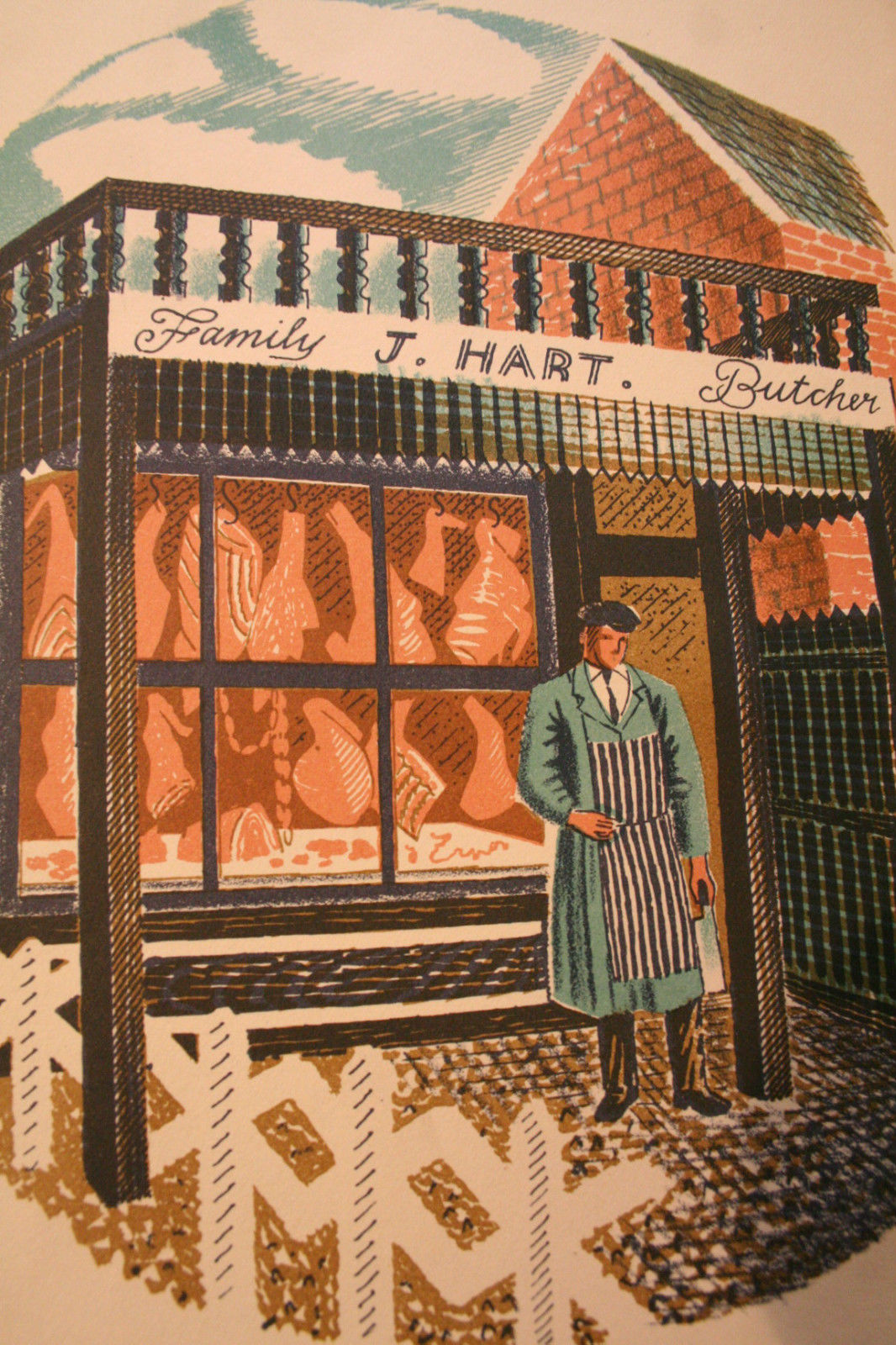 Eric Ravilious HIGH STREET 1938 Fine Art Print