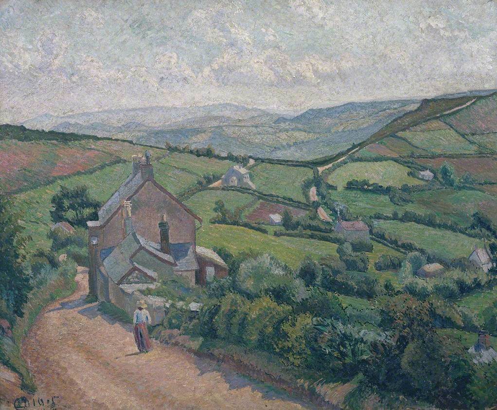 Lucien Pissarro High View, Fish Pond 1915 Fine Art Print