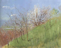 Laszlo Mednyanszky Hildside at Springtime (Little Landscape) 1904 Fine Art Print