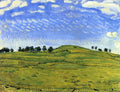Ferdinand Hodler Hilly Landscape with Ravens, in the Bernese Oberland 1910 Fine Art Print