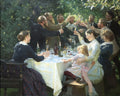 Peder Severin Kroyer Hip, Hip, Hurrah! Artists' Party at Skagen 1888 Fine Art Print
