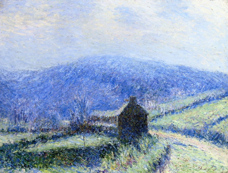 Gustave Loiseau Hoarfrost at Huelgoat, Finistere 1903 Fine Art Print