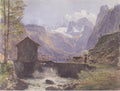 Rudolf von Alt Hoher Dachstein from Lower Gosau 1838 Fine Art Print