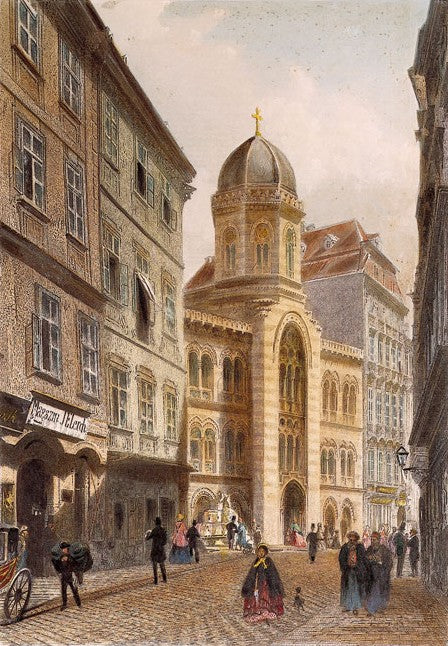 Rudolf von Alt Holy Trinity Greek Church, Vienna 1859 Fine Art Print