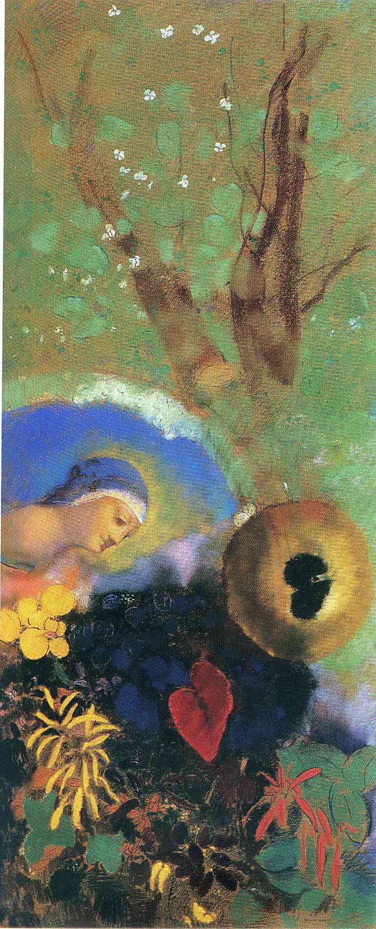 Odilon Redon Homage to Leonardo da Vinci 1908 Fine Art Print