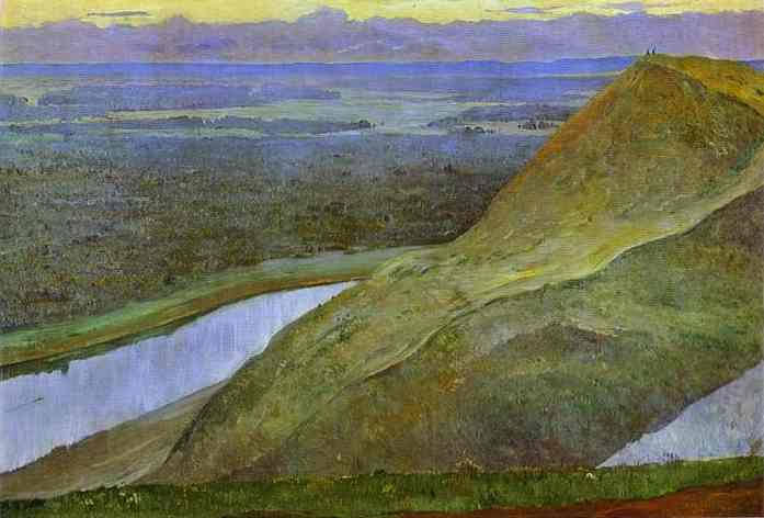 Mikhail Nesterov Homeland of Aksakov (Urals) 1914 Fine Art Print