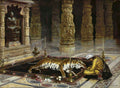 Rudolf Ernst Honoring the Tiger 1885 Fine Art Print
