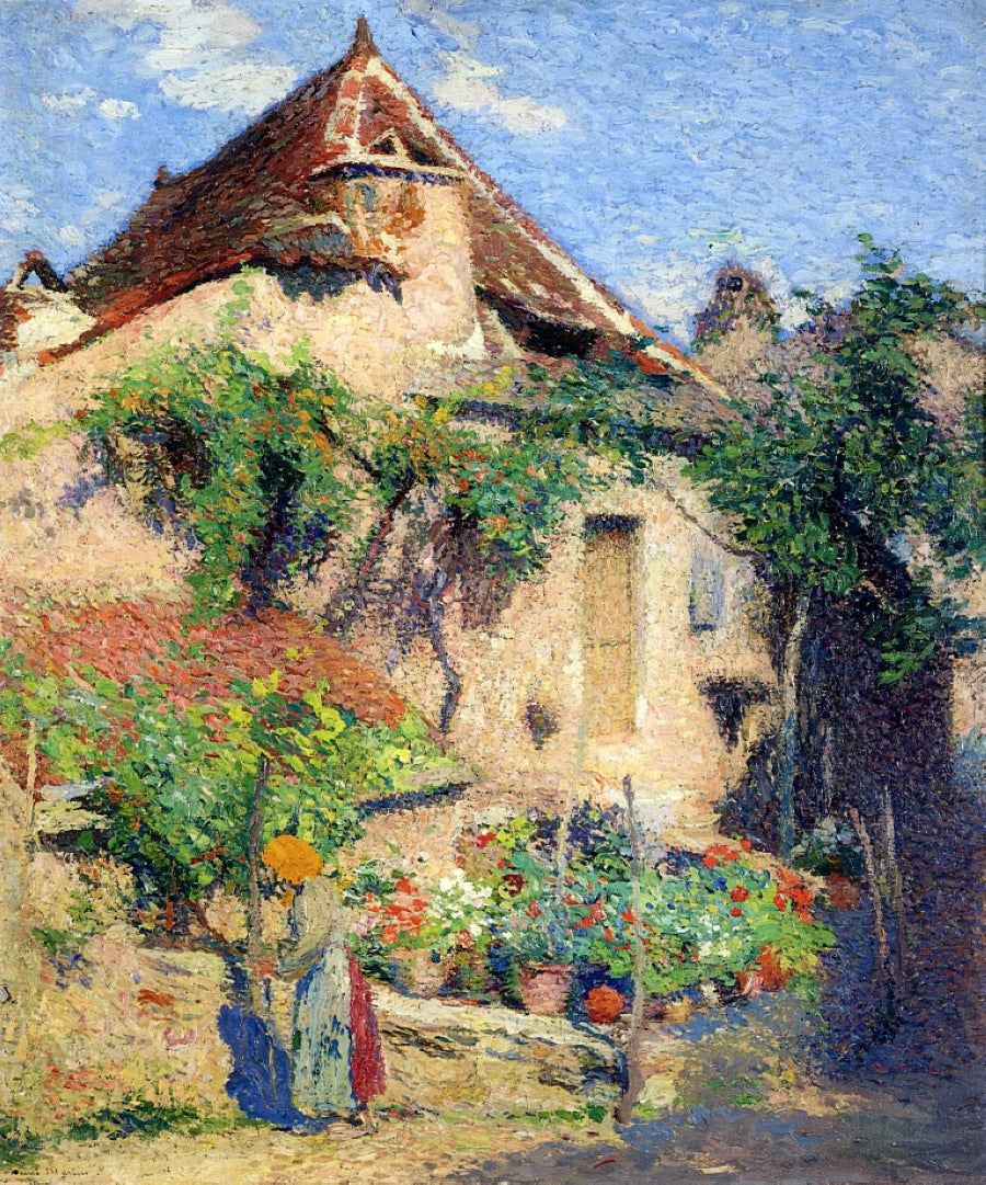 Henri Martin House and Garden at Saint-Cirq-Lapopie 1920 Fine Art Print