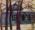 Pyotr Konchalovsky House in Abramtsevo 1911 Fine Art Print