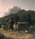 David Johnson House in the Adirondacks 1851 Fine Art Print