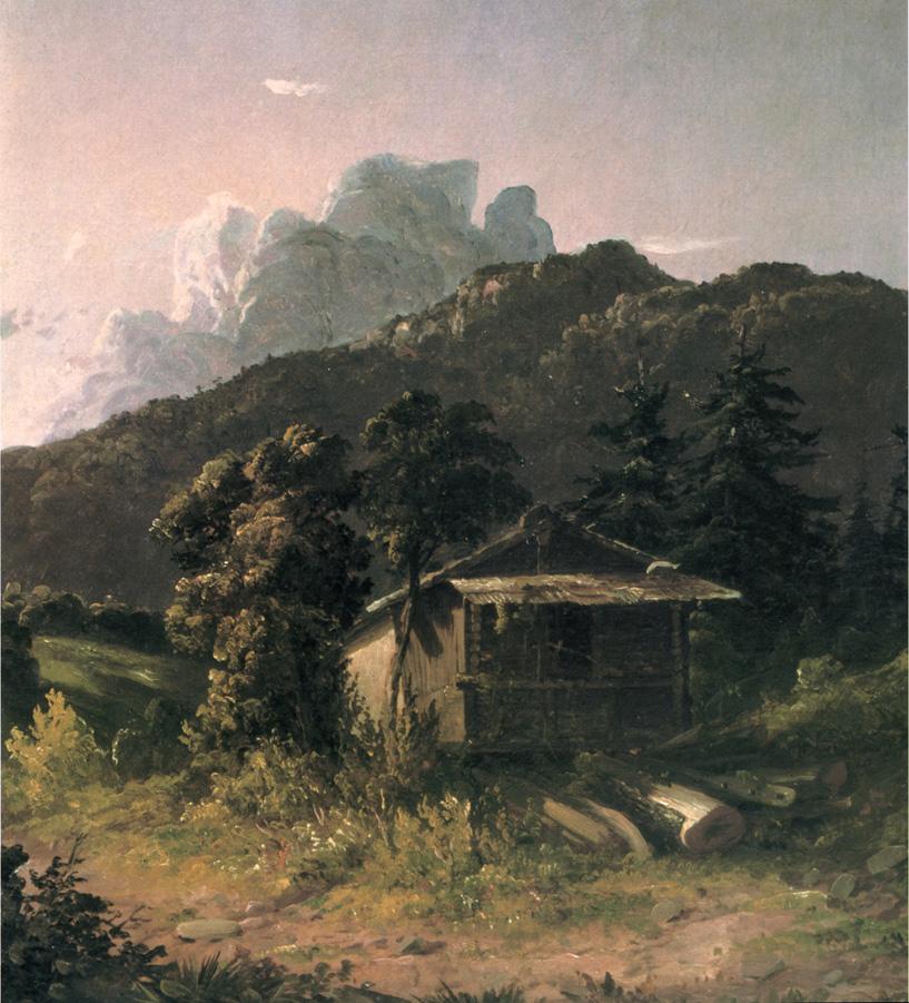 David Johnson House in the Adirondacks 1851 Fine Art Print